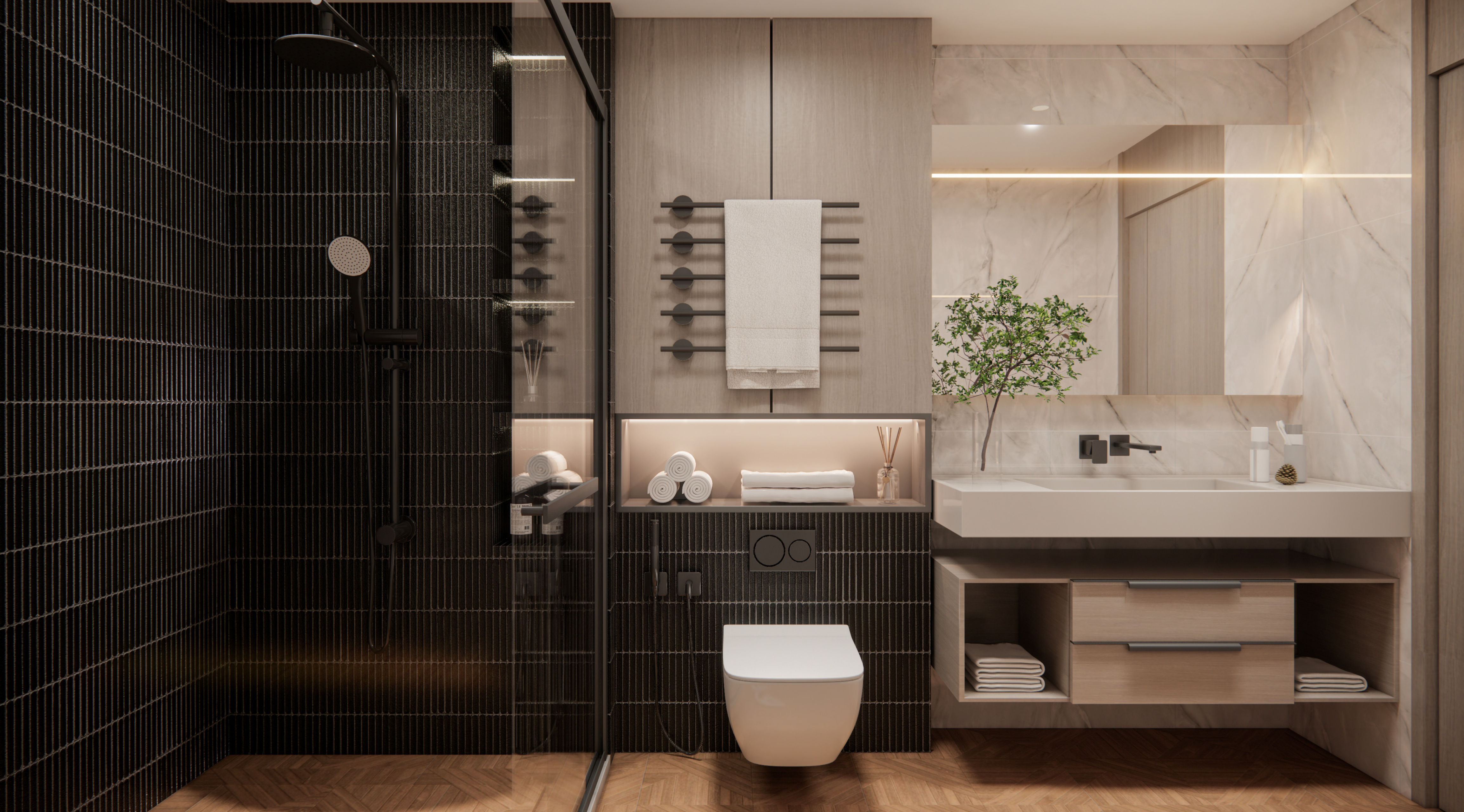 TL 03447 Buff Brown 1200 x 600 mm Matte Finish Wooden Look Wall & Floor Vitrified Tile - 9 mm (Random 01)
