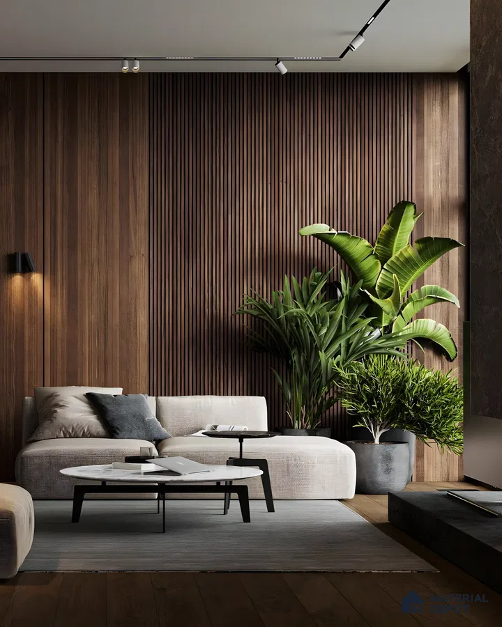 Modern Serenity: A Fusion Of Natural Textures And Sleek Design | Material Depot