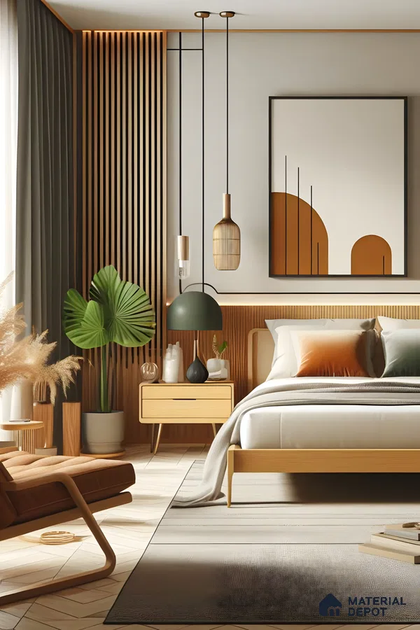 Modern Serenity: A Harmonious Bedroom Retreat | Material Depot