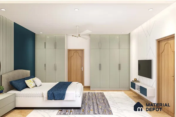Grey Swing Wardrobe