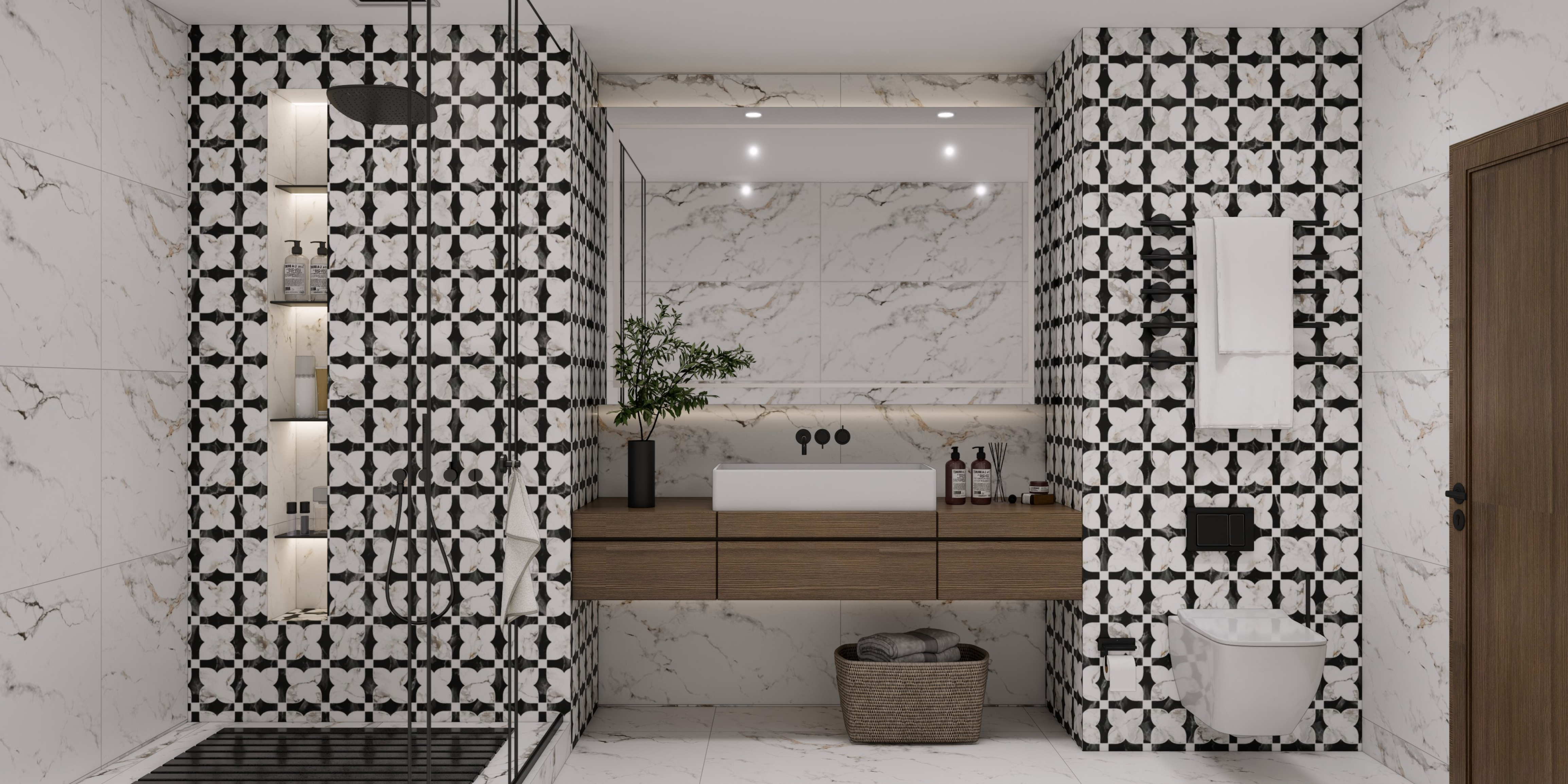 Endless Floor & Wall Tile TL 06258 Ceaseless Glacier White 4 ft x 2 ft Vitrified Matte Finish - 9 mm (Random Design 4) | Suitable for Living Room, Bedroom, Bathroom & Kitchen