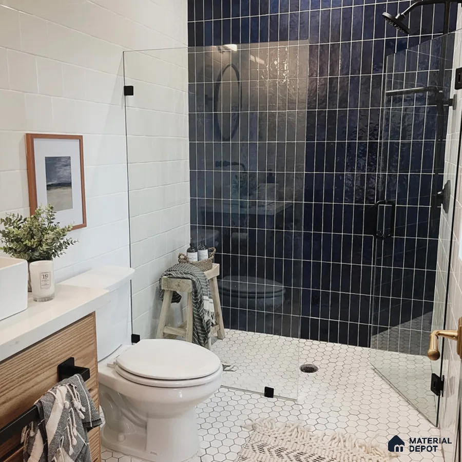 Monochrome Chic Contrast and Elegance in Bathroom Design | Material Depot