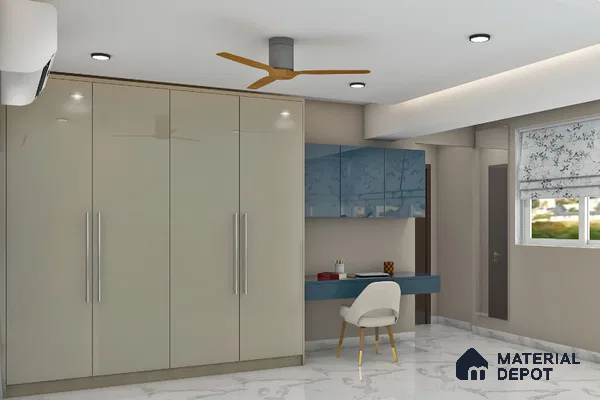 Modern Wardrobe with Study