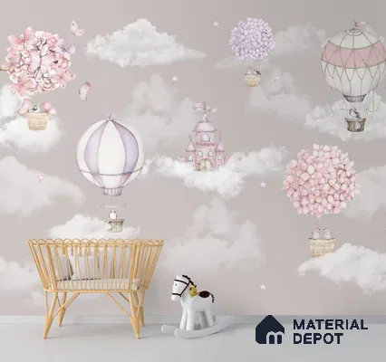 A close-up of a My Little Sunshine, a Cute Kids Wallpaper, Customised Sparkla N Shine Series Entertainment Design (Customised Size Wallpaper) with a finish available at Material Depot in Bangalore
