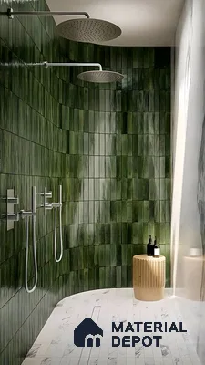 Natural Retreat: A Modern Bathroom with Wooden Accents | Material Depot