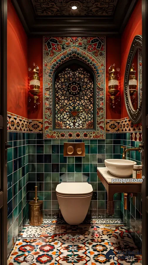 Opulent Moroccan-Inspired Bathroom Retreat | Material Depot
