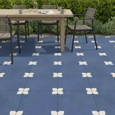 Closeup application image of Moroccan Tiles