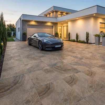 Closeup application image of Stone Tiles