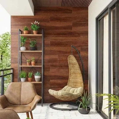 Closeup application image of Wooden Tiles