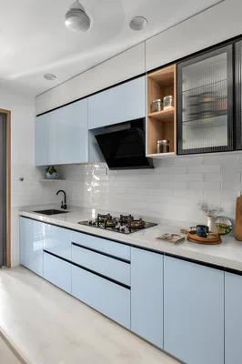 Closeup application image of Subway Kitchen Tile