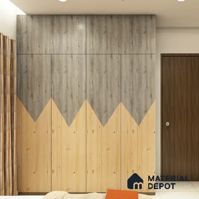 Contemporary Wardrobe with Patterns.