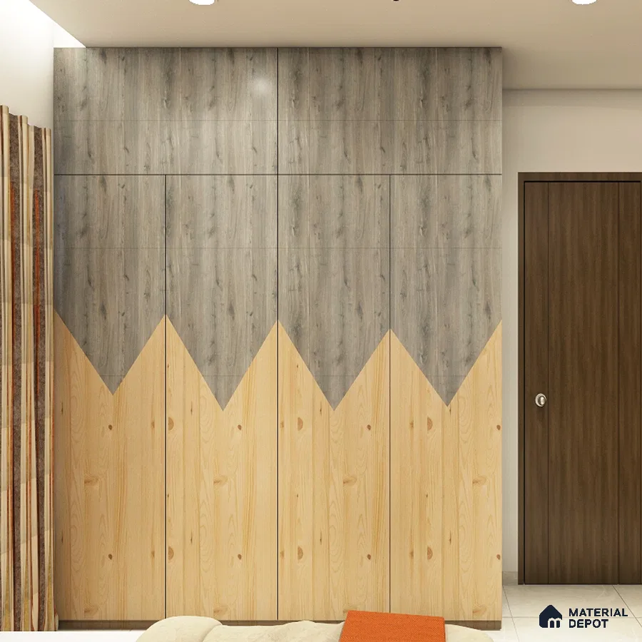 Contemporary Wardrobe with Patterns.