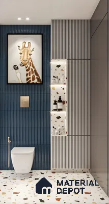 Playful Terrazzo Charm in a Modern Bathroom | Material Depot
