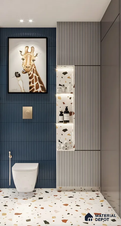 Playful Terrazzo Charm in a Modern Bathroom | Material Depot