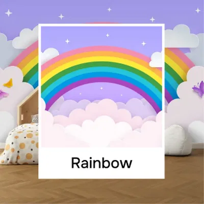 Closeup application image of rainbow Wallpapers