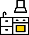 Icon illustration of Kitchen