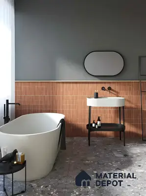 Rustic Bathroom Interiors Units | Material Depot