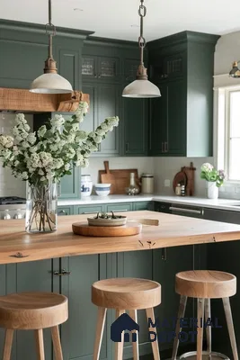 Rustic Charm: Modern Farmhouse Kitchen | Material Depot