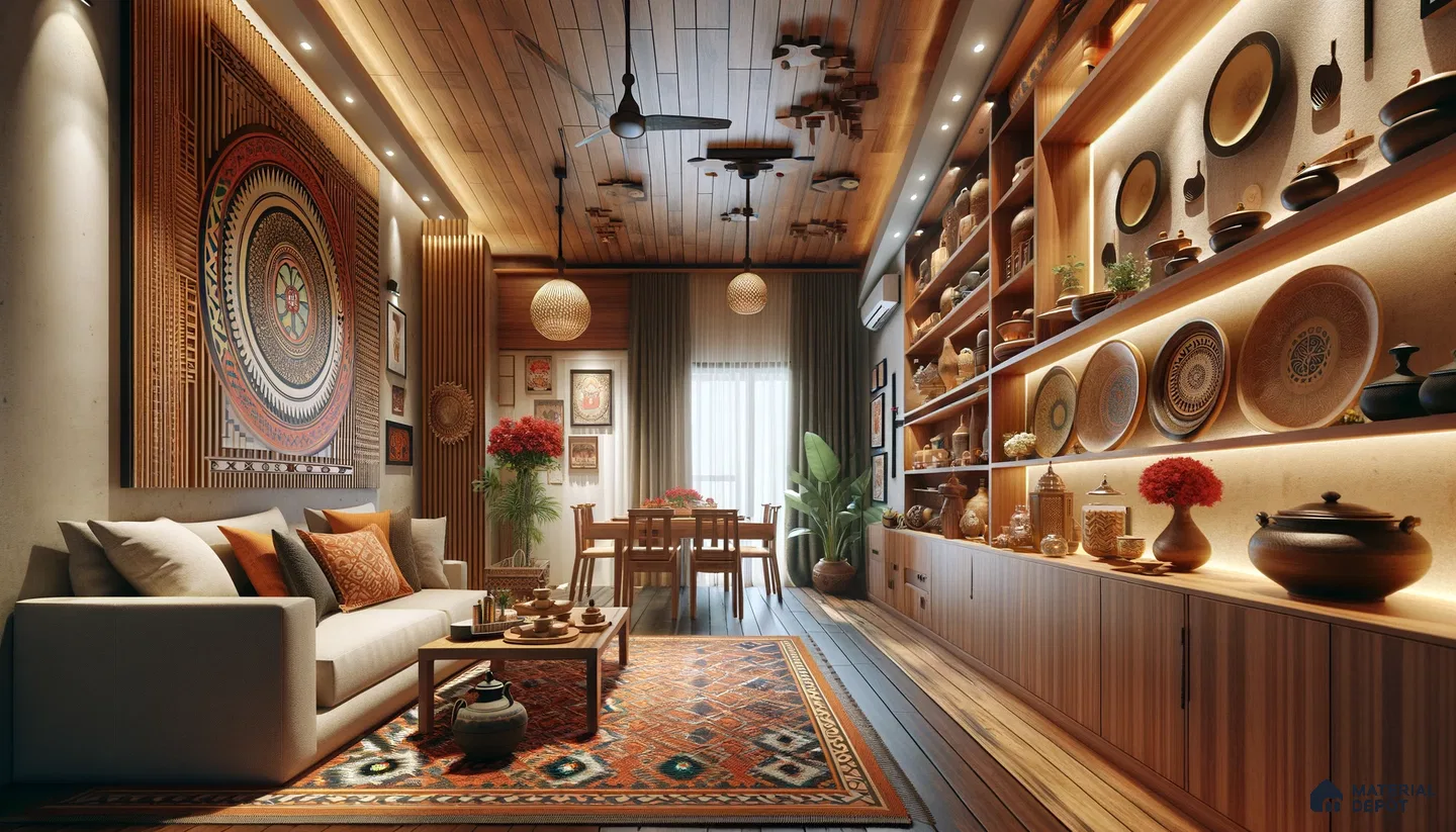 Rustic Elegance: Time-Honored Traditional Home with Artistic Flair | Material Depot