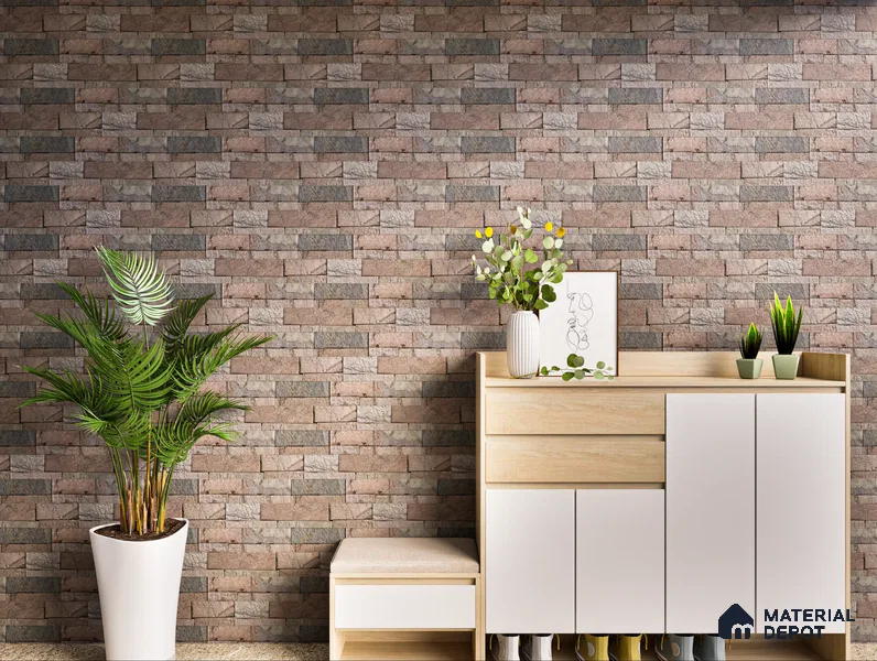 WL 00050 Copper Stone 609.6x152.4 mm Wall Cladding