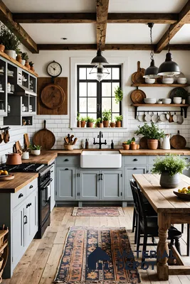 Rustic Farmhouse Kitchen with Vintage Charm | Material Depot