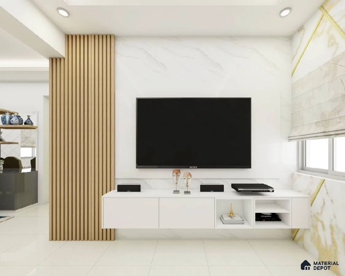 Scandi Wall TV Console