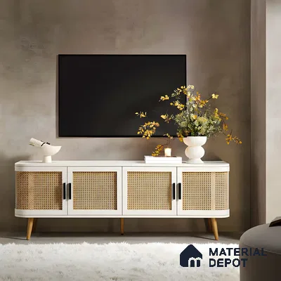 Scandinavian Minimalism with Natural Woven Accents | Material Depot