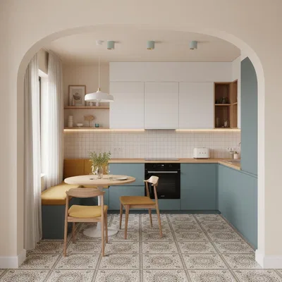 Product Mockup of Laminate showing in Scandinavian Styles