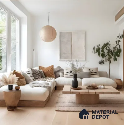 Serene Minimalism: A Study In Neutral Tones And Natural Textures | Material Depot
