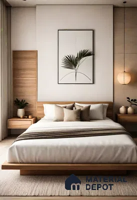 Serene Minimalist Bedroom Oasis | Material Depot