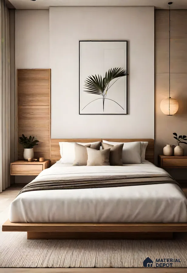 Serene Minimalist Bedroom Oasis | Material Depot