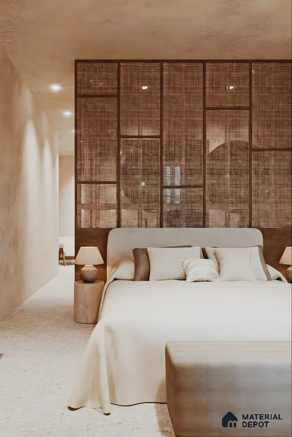 Serene Slumber in a Textured Haven | Material Depot