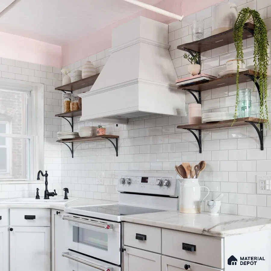 Serene White Haven A Light-Infused Contemporary Kitchen Retreat | Material Depot