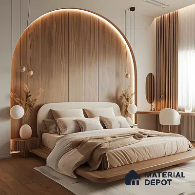 Serenity in Simplicity: A Modern Minimalist Bedroom Oasis | Material Depot