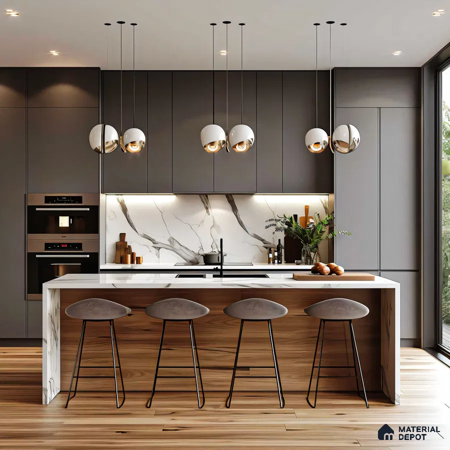 Sleek Elegance: Modern Kitchen Design. | Material Depot