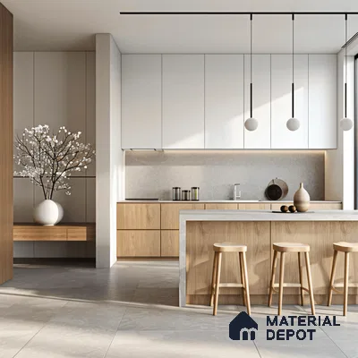 Sleek Minimalism: Modern Kitchen Elegance | Material Depot
