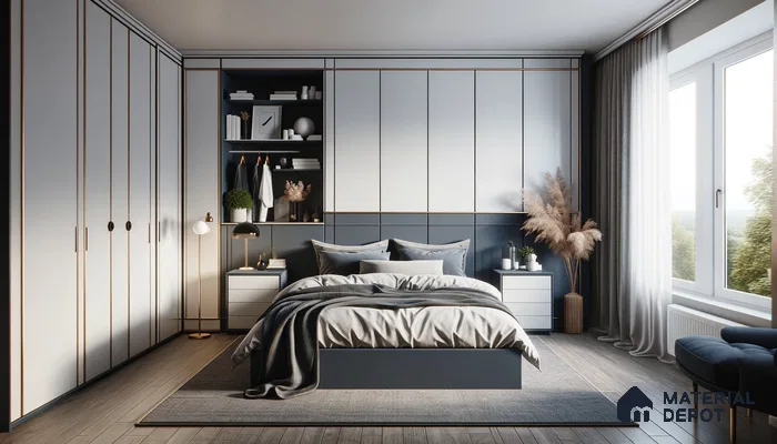 Sleek Modern Bedroom Blending Comfort and Style | Material Depot