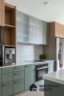 Sleek Modern Kitchen with a Touch of Nature | Material Depot