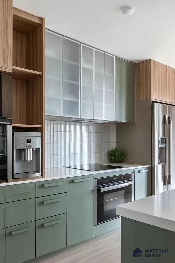 Sleek Modern Kitchen with a Touch of Nature | Material Depot