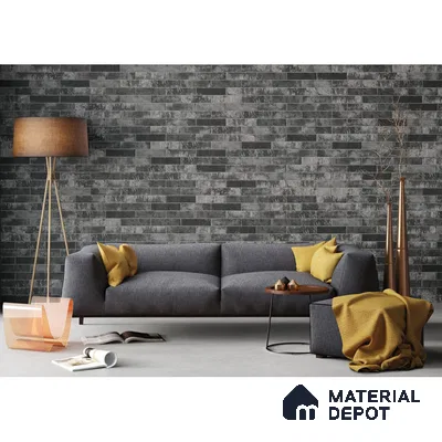 Sleek Sophistication Grey Living Room Haven | Material Depot
