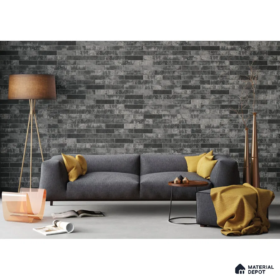 Sleek Sophistication Grey Living Room Haven | Material Depot