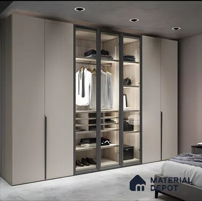 Sleek Urban Wardrobe Design | Material Depot