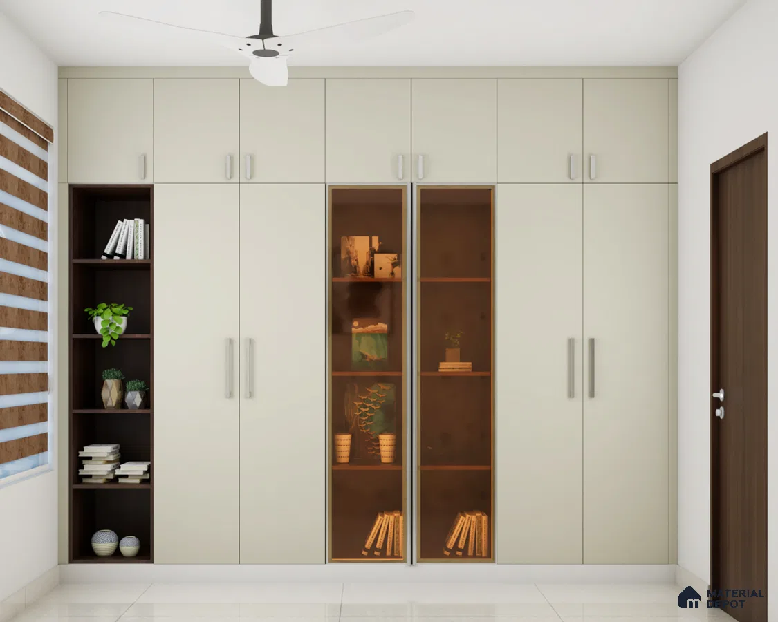Stylish Open Shelved Wardrobe