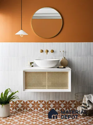 Sophisticated Bathroom With Subway Tiles | Material Depot