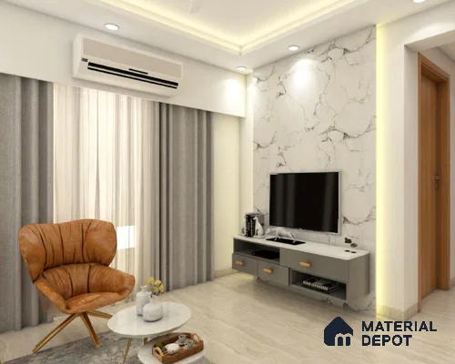 Stone Wall TV Unit - Elegance Defined.