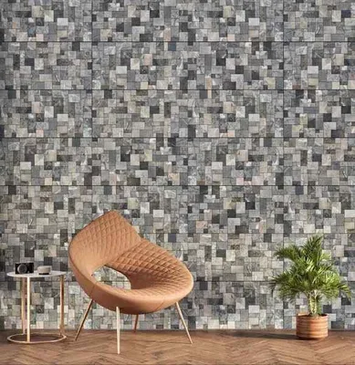 Closeup application image of Stone Look Tiles