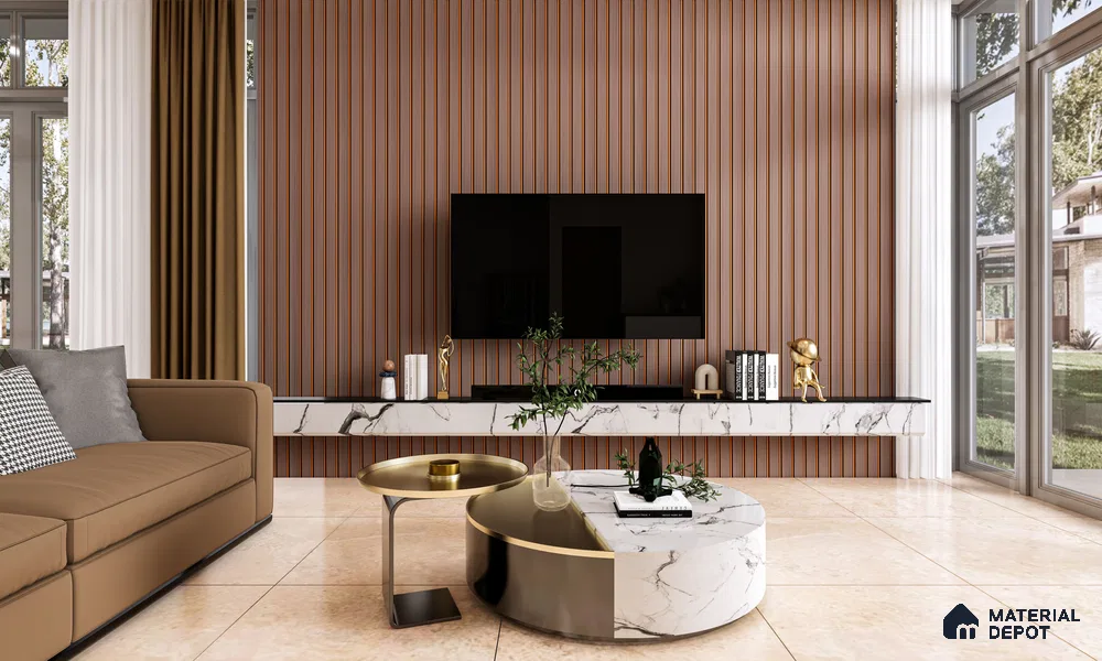 Marble Look LM 15516 Cloud Italino 8 ft x 4 ft Matte Finish Decorative Laminate - 1 mm | Suitable for TV Unit, Wardrobe, Kitchen Cabinets