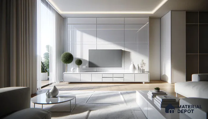 Sunlit Minimalist Retreat with Crisp Architectural Lines | Material Depot