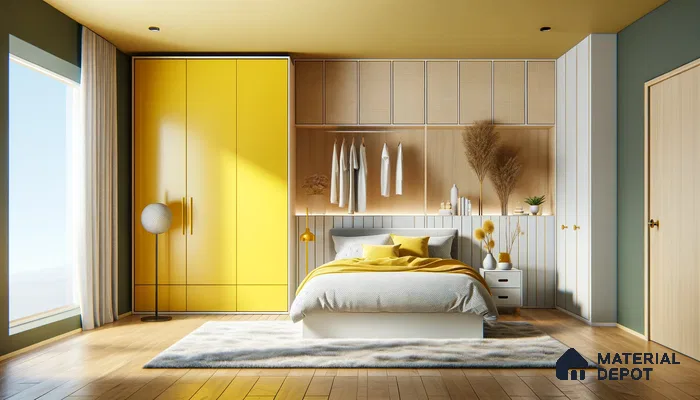 Sunshine Yellow Bedroom Brings Cheerful Vibrance to Modern Living | Material Depot