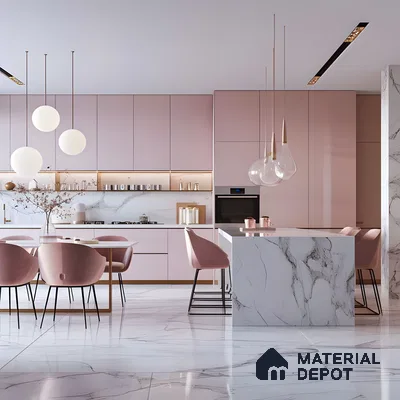 Superior Pink Kichen Unit | Material Depot